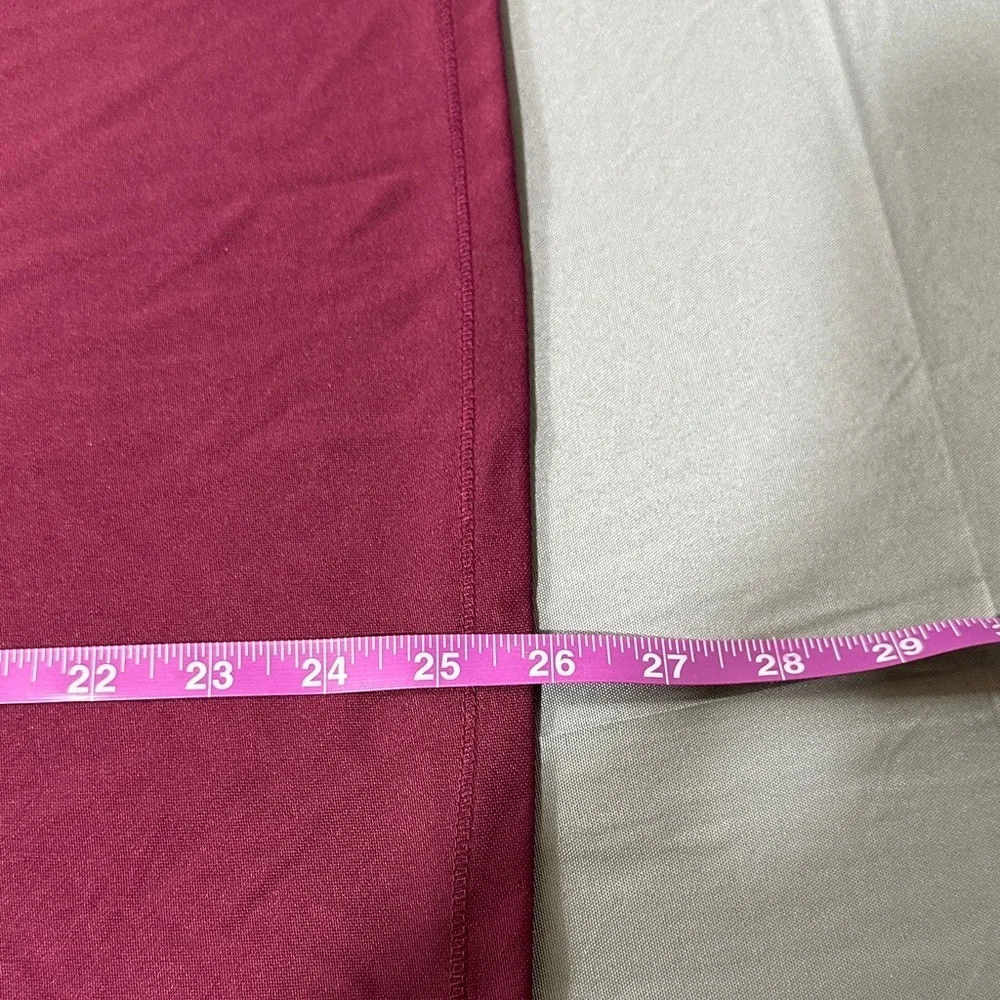 Athleta Burgundy Long Sleeve Tee - Picture 5 of 5
